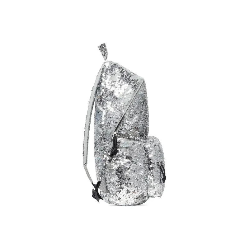 Balenciaga Explorer Polyester Backpack Regular Men's Silver-2