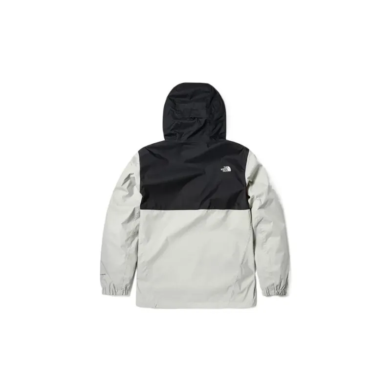THE NORTH FACE Outdoor Hiking Waterproof And Windproof Windbreaker Jacket Men's Light Gray-1