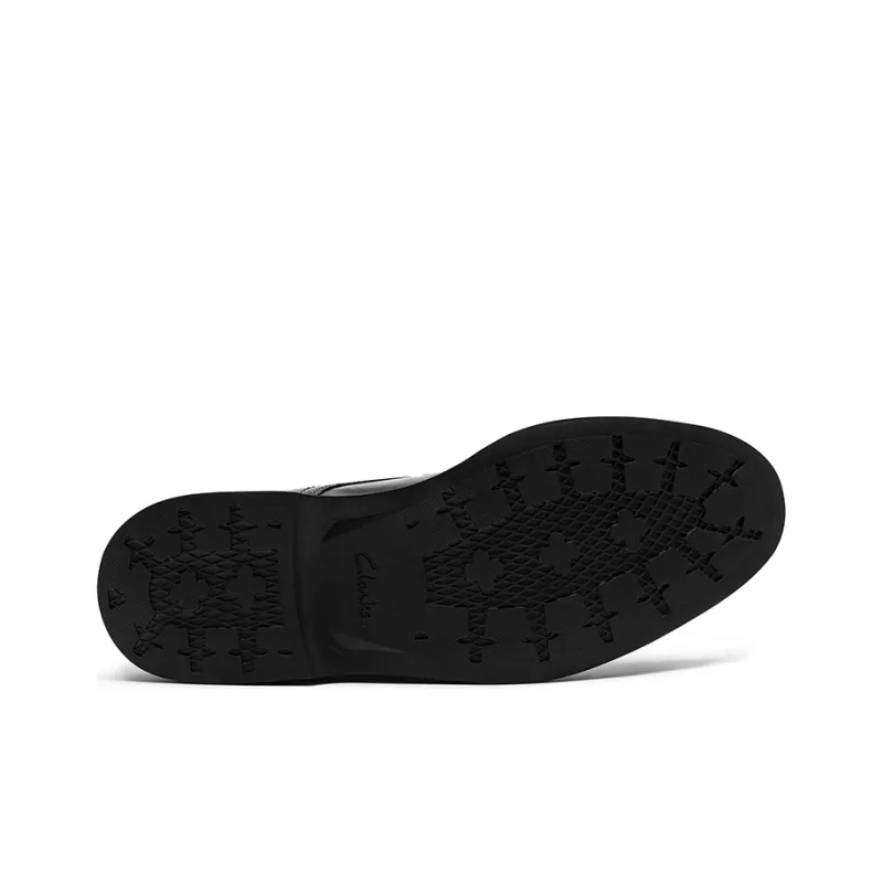 Clarks Dress Shoes Men Low Top Black-4