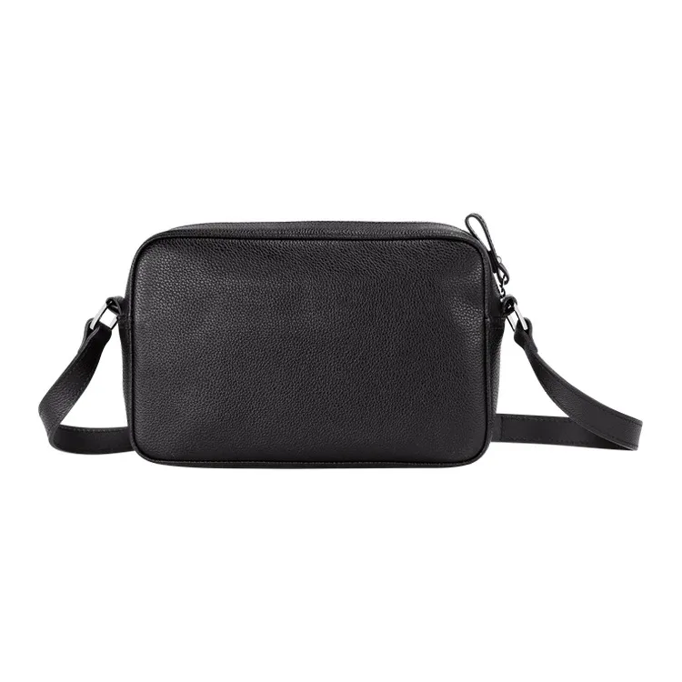 LONGCHAMP Le Foulonné Cow Leather Shoulder Bag Crossbody Bag Women's Black-2