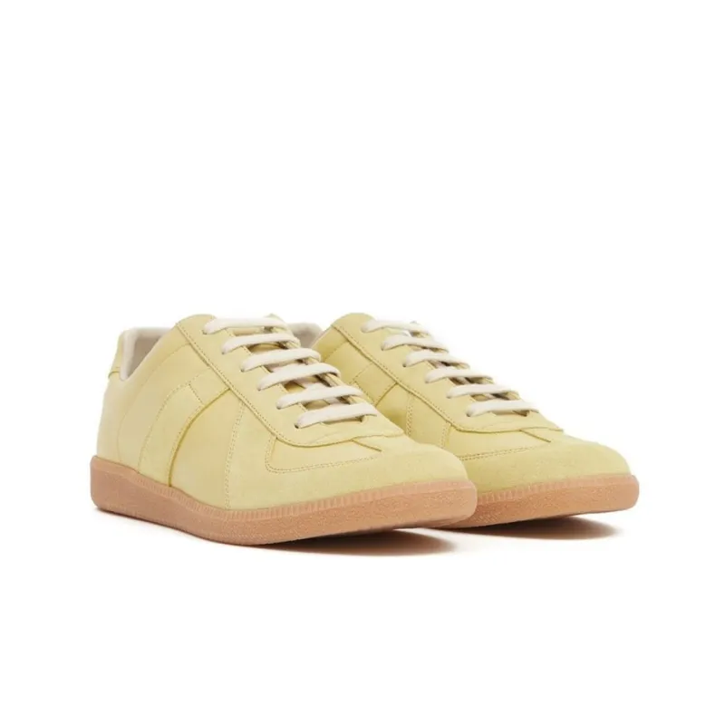 Maison Margiela Replica Low Top Stylish Skateboarding Shoes Men's Yellow-2