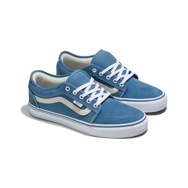 Chukka Vans Low 'Sidestripe Light Navy Cream'-1