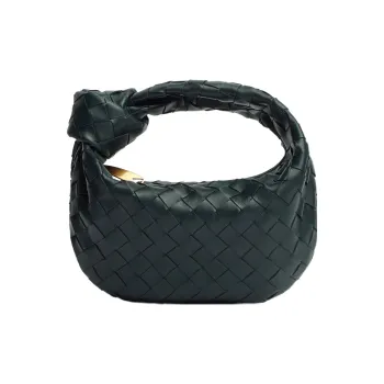 Bottega Veneta JODIE Lambskin Handbag Mini Women's Jasper Aqua Green
