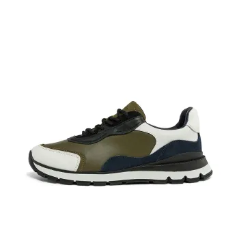 Clarks Low Top Casual Shoes Men's Olive Green