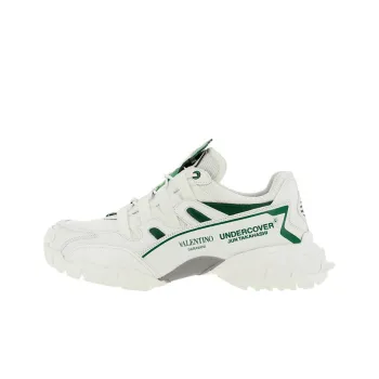 Valentino Climbers Low Top Sports Casual Shoes Men's White Green