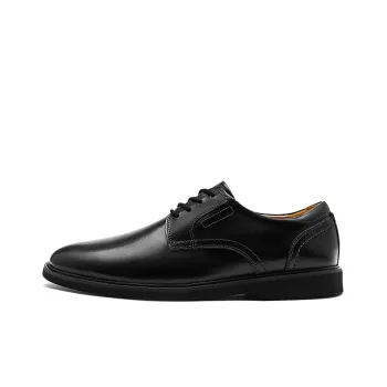 Clarks Dress Shoes Men Low Top Black
