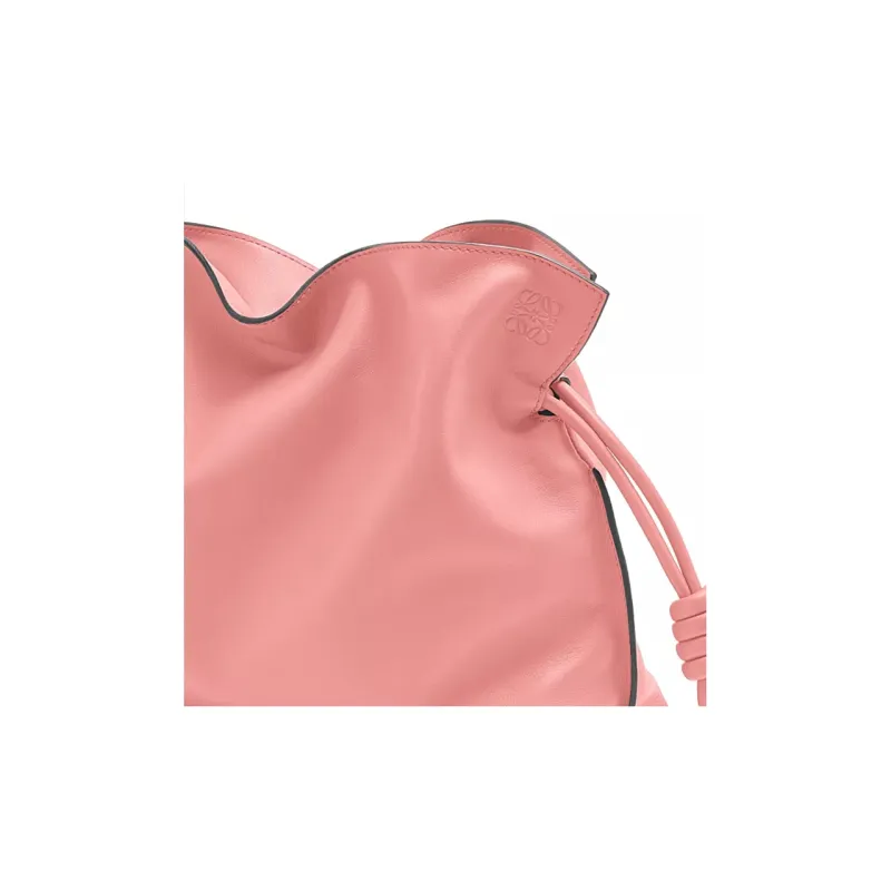 LOEWE Flamenco Nappa Cow Leather Small Fortune Bag One Shoulder Crossbody Clutch Regular Women's Peachy Pink-4