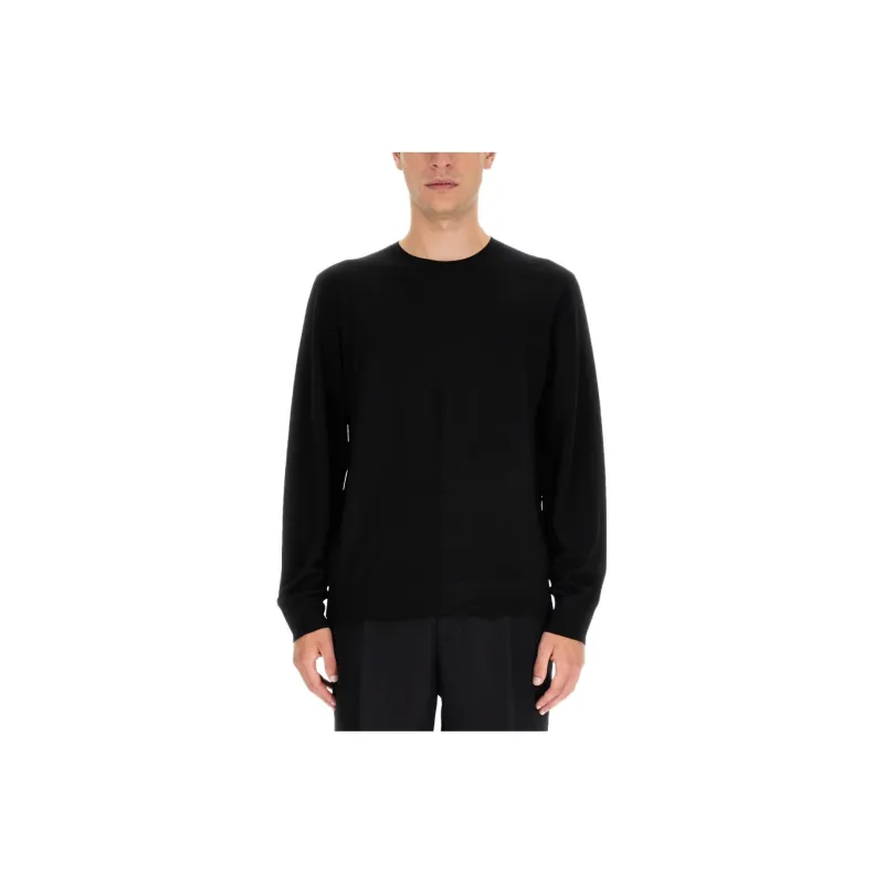 THEORY Long Sleeved Crewneck Knitted Jumper-2