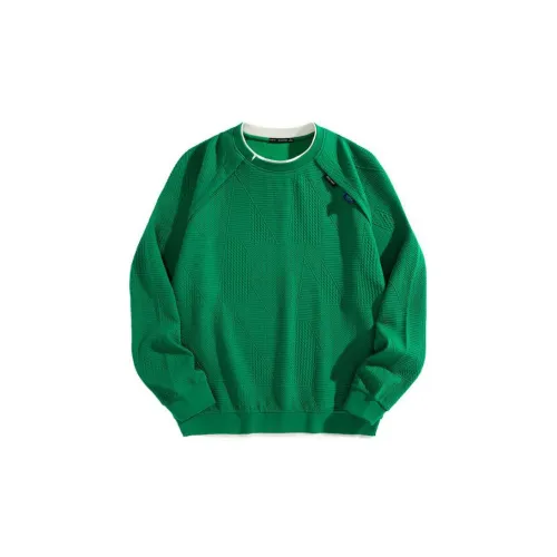 PEACEBIRD MEN Sweatshirts Unisex Green