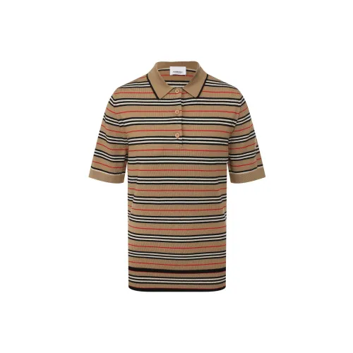 Burberry Polo Shirts Women's Brown