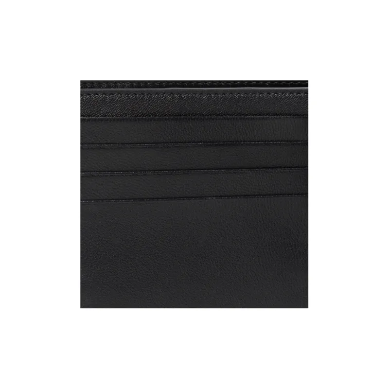 Balenciaga Cow Leather Wallet Card Holder Coin Purse Men's Black-4