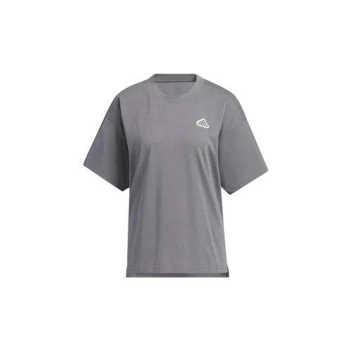 Adidas T-Shirts Women's Gray