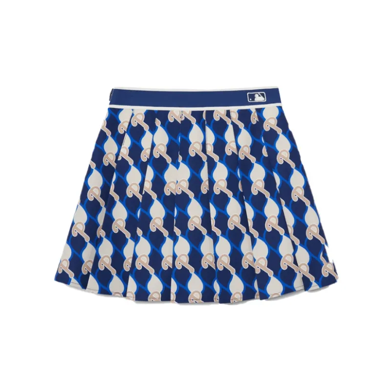 MLB Casual Short Skirts Women's Royal Blue-1