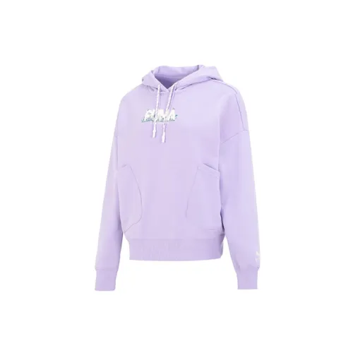 PUMA Sweatshirts Women's Purple