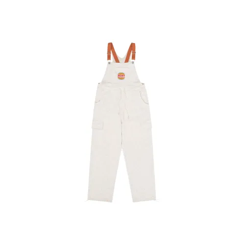 MostwantedLab Hamburger Overalls Unisex Light Heather Gray