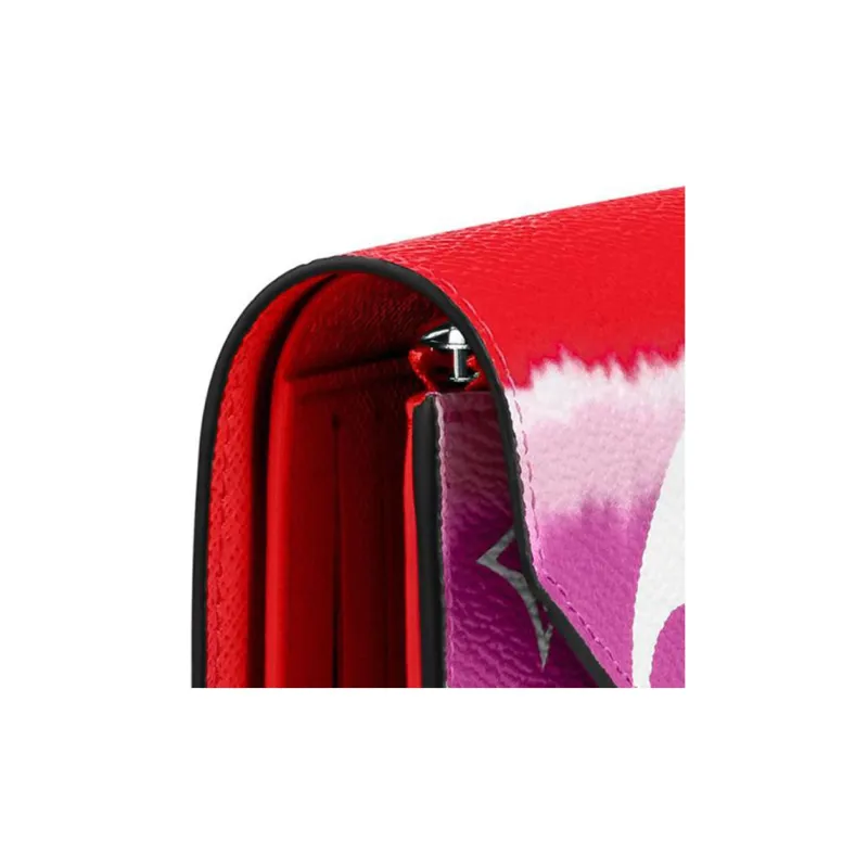 LOUIS VUITTON Victorine Wallet Lv Escale Rouge-5