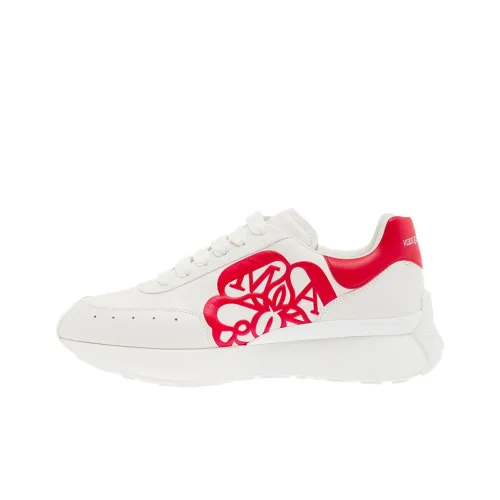 Alexander McQueen Sprint Runner White Red