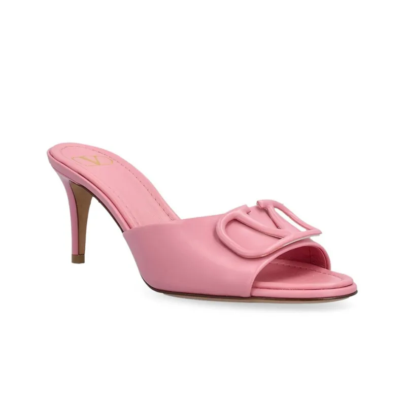 Valentino Slide Slippers Women's Pink-2