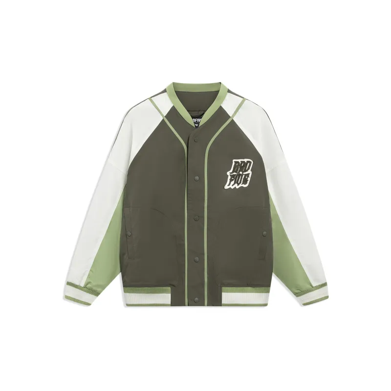 LiNing Badfive Puffer Jacket Men's Army Canvas Green Ecru Moss Green-1