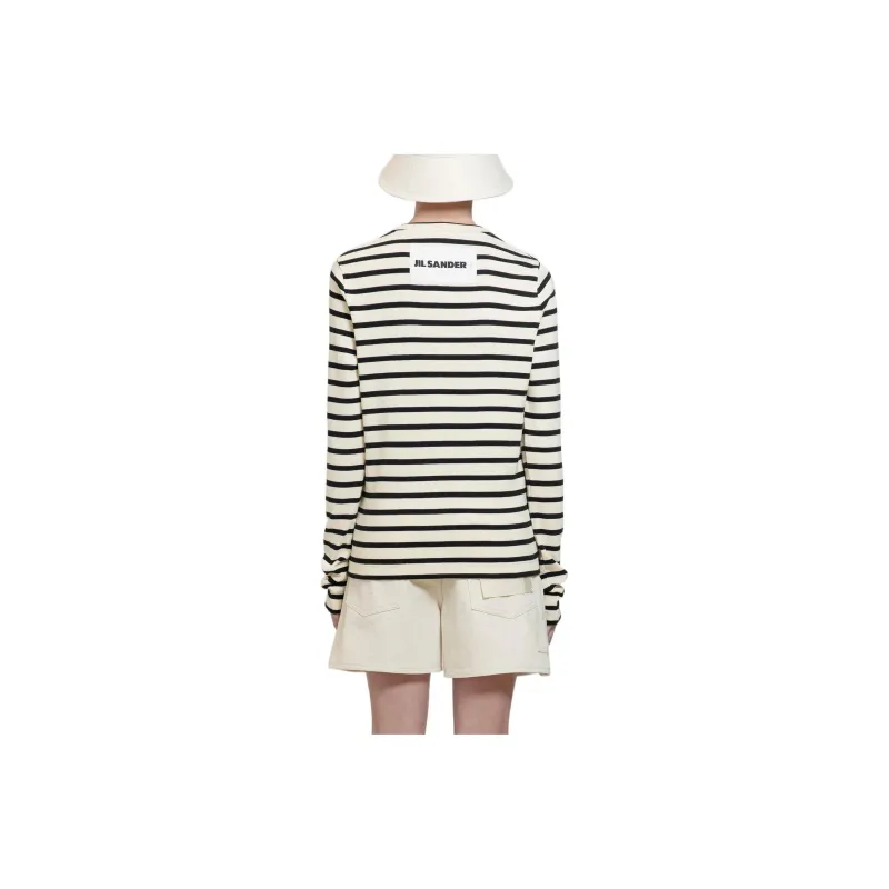 JIL SANDER Long sleeve Striped T shirt-1