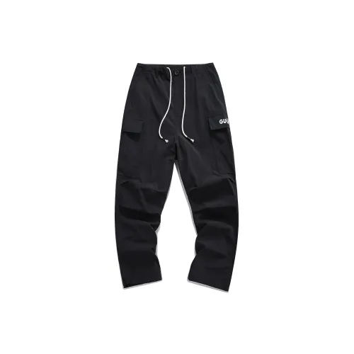 Guuka Cargo Pants Men Black