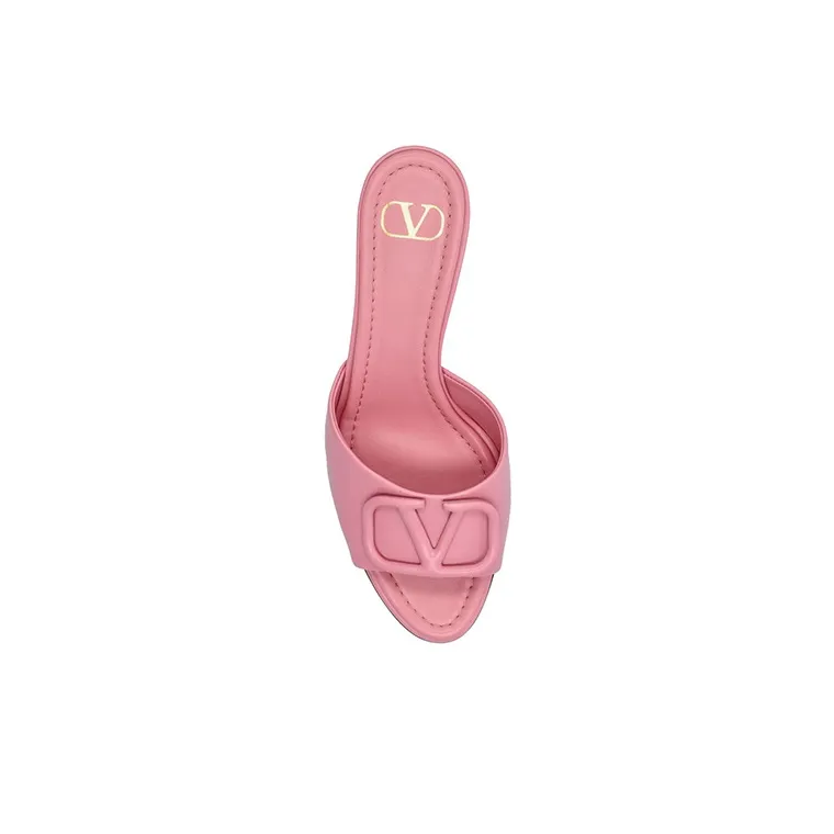 Valentino Slide Slippers Women's Pink-3