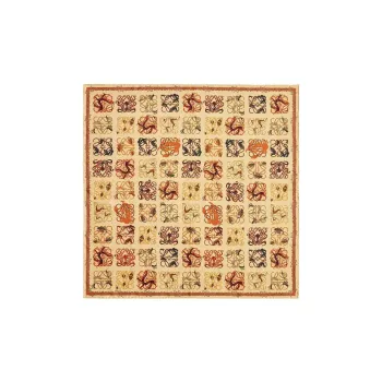 LOEWE Silk Scarves Women's Yellow