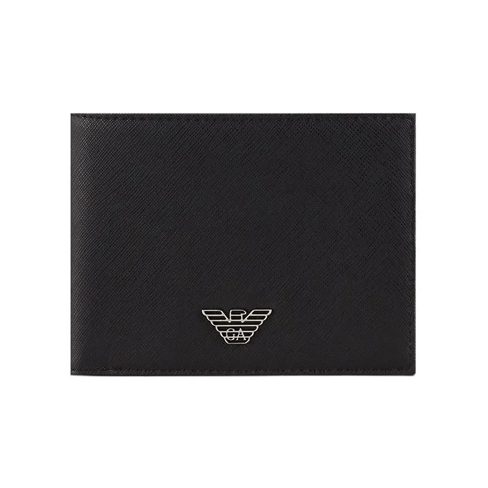 EMPORIO ARMANI Polyester Wallet Regular Men's Black-0