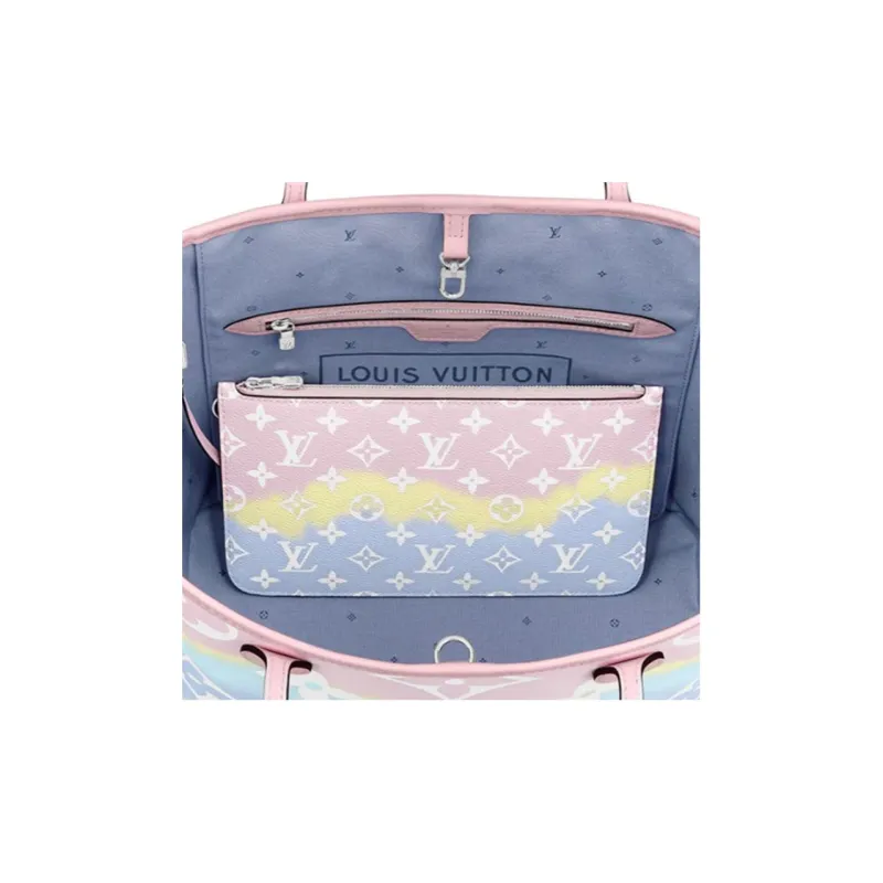 LOUIS VUITTON Neverfull Lv Escale Mm Pastel-4