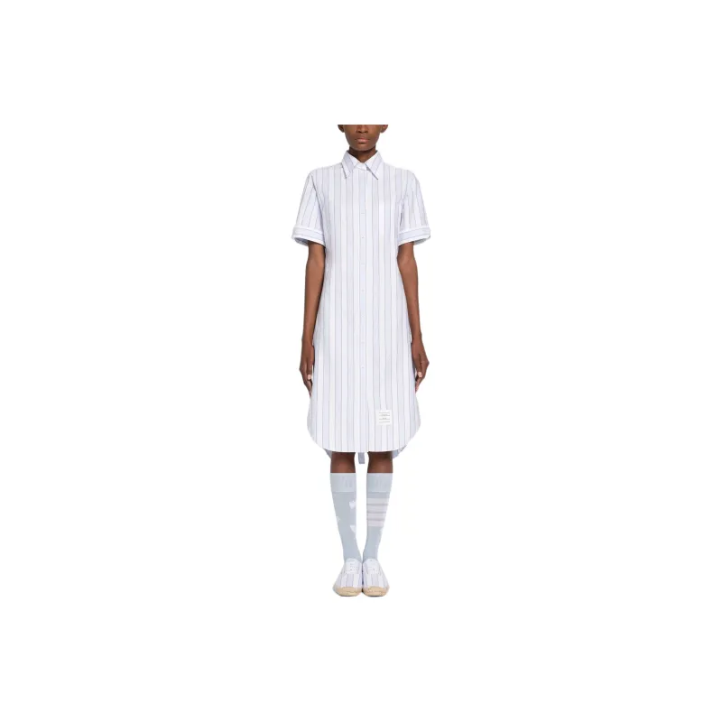 THOM BROWNE· Thom Browne SS23 CNY Short Sleeved Dress Women's White-1