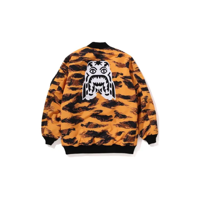 Bape Tiger Camo Long MA 1 Jacket-1