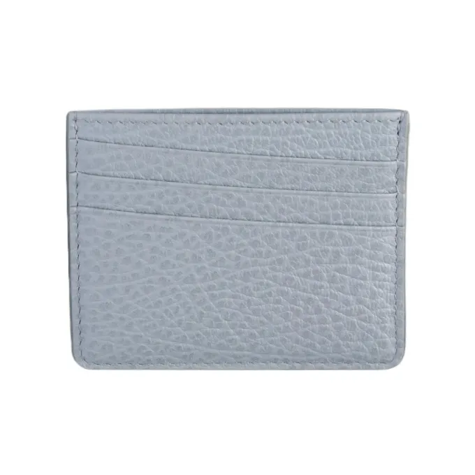 Maison Margiela Cow Leather Wallet Men's Light Blue-0