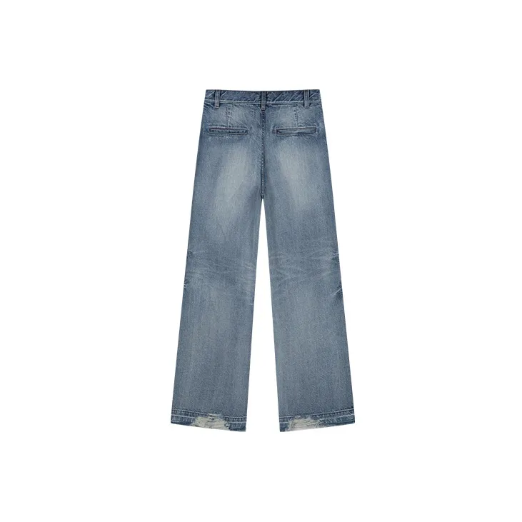 UOOYAA Rock Poets Series Jeans Women's Denim Blue-1