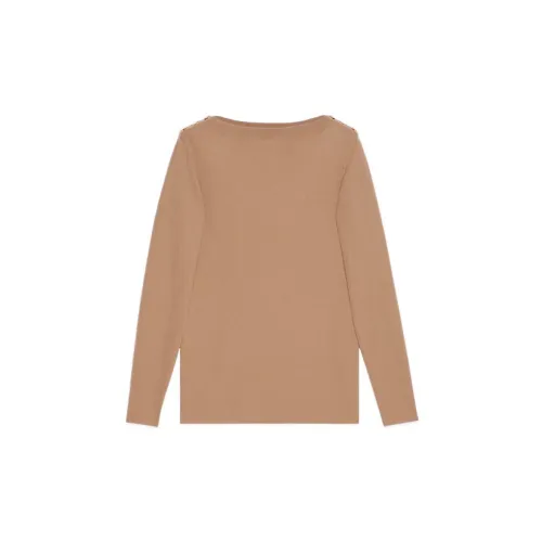 GUCCI Cashmere Sweaters Women's Brown