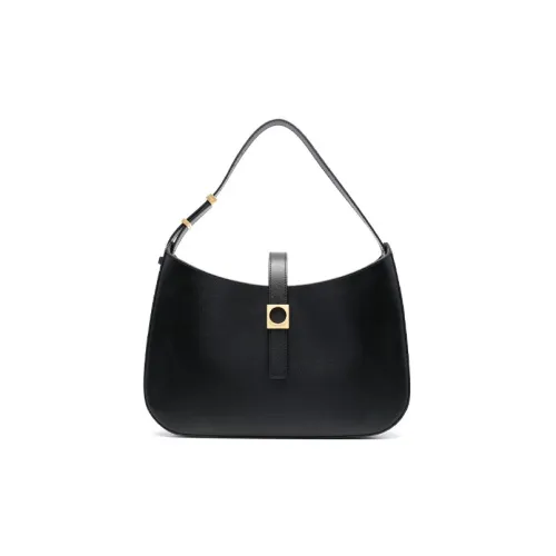 EMPORIO ARMANI Calfskin Handbag, Shoulder Bag Regular Women's Black