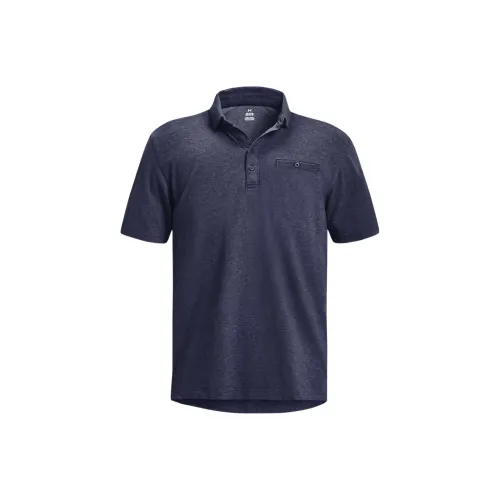 Under Armour Polo Shirts Men Dark Blue