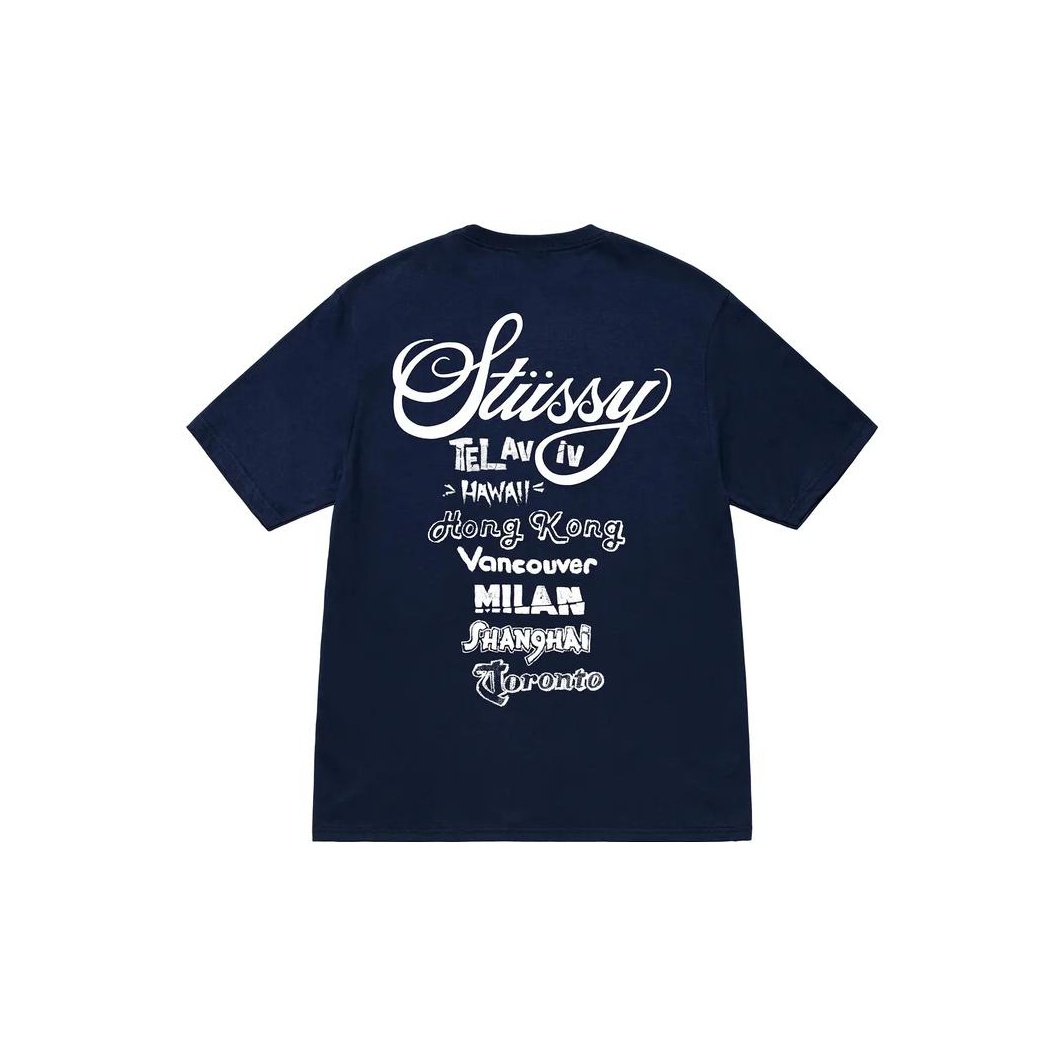 Stussy Tour T-shirt - POIZON Stussy Tour T-shirt - POIZON