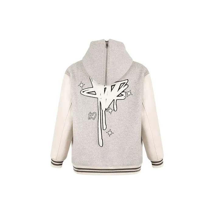 YLDP Baseball Jerseys Unisex Light Gray-1