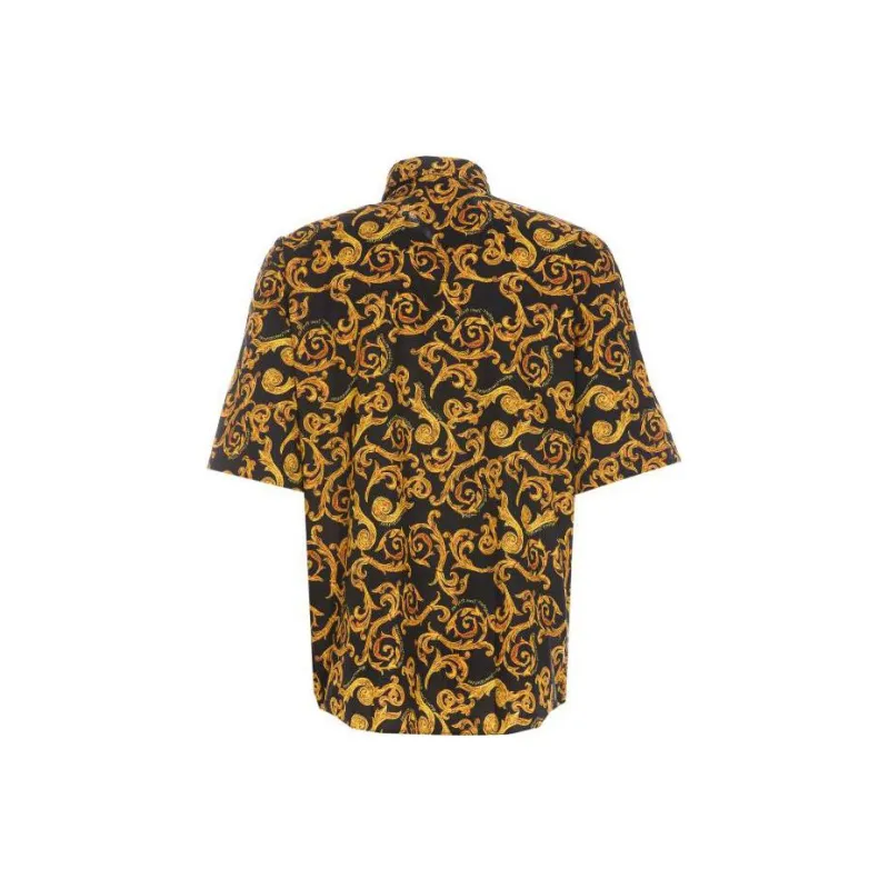 VERSACE JEANS COUTURE Baroque pattern Cotton Shirt-1