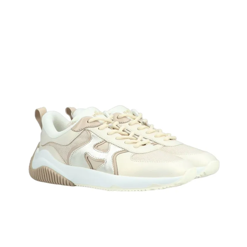 HOGAN Logo Patch Lace Up Sneakers Women's-2
