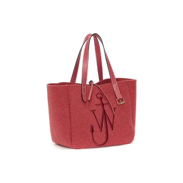 JW Anderson Polyester Tote Bag, Shopping Bag, Handbag Women's Light Red-1