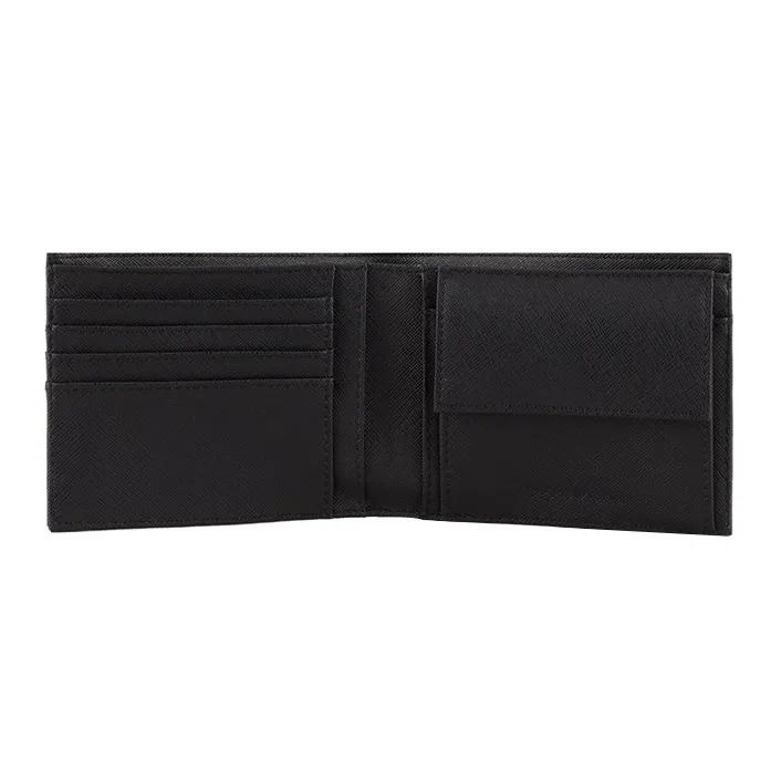 EMPORIO ARMANI Polyester Wallet Regular Men's Black-2