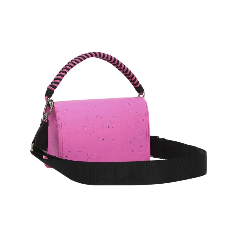 Furla 1927 Collection Rubber Portable Crossbody Bag, Shoulder Bag Mini Women's Pink-2