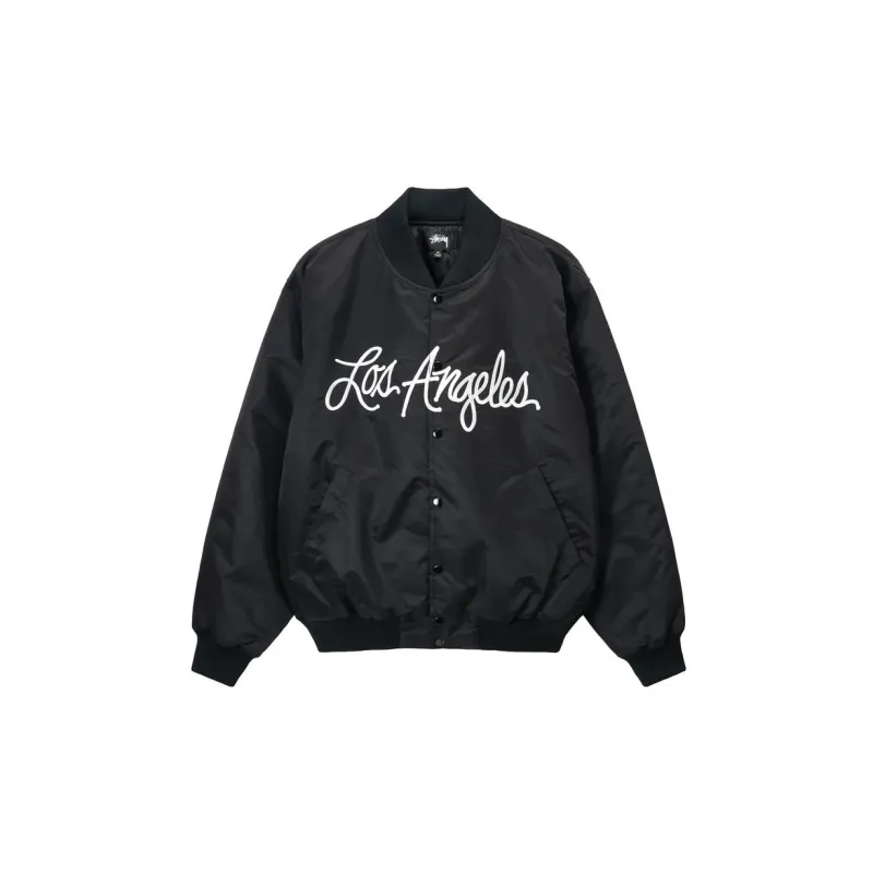 Stussy La Chapter Satin Varsity Jacket - Cheap Rcj Jordan Outlet