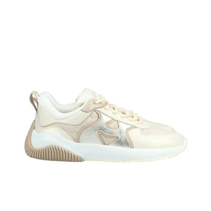 HOGAN Logo Patch Lace Up Sneakers Women's-1