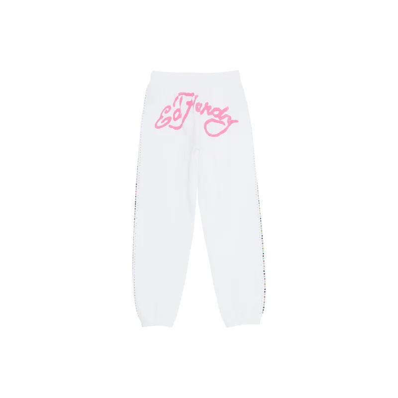 Ed Hardy Casual Pants Women's White E1PAW015-1