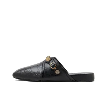 Balenciaga Cozy Beach Mukes 'Black'