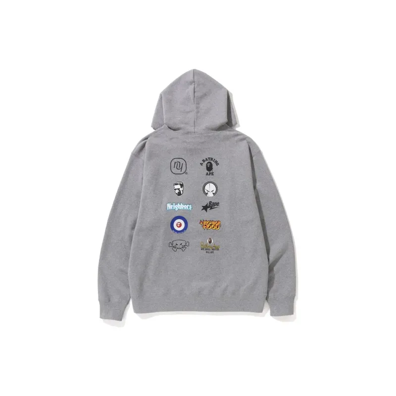 Bape X Neighborhood Relaxed Fit Pullover Hoodie-5