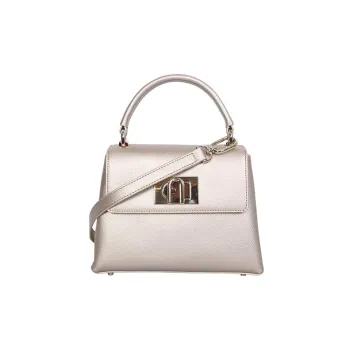 Furla Leather Portable Crossbody Bag Shoulder Bag Regular Women's Light Brown