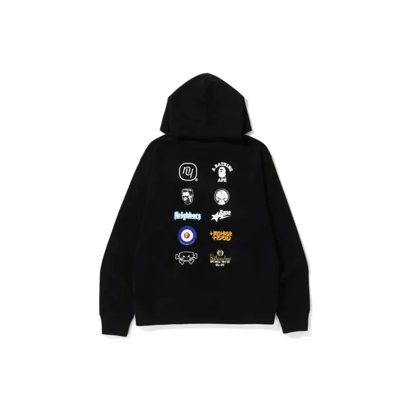Bape X Neighborhood Relaxed Fit Pullover Hoodie-1